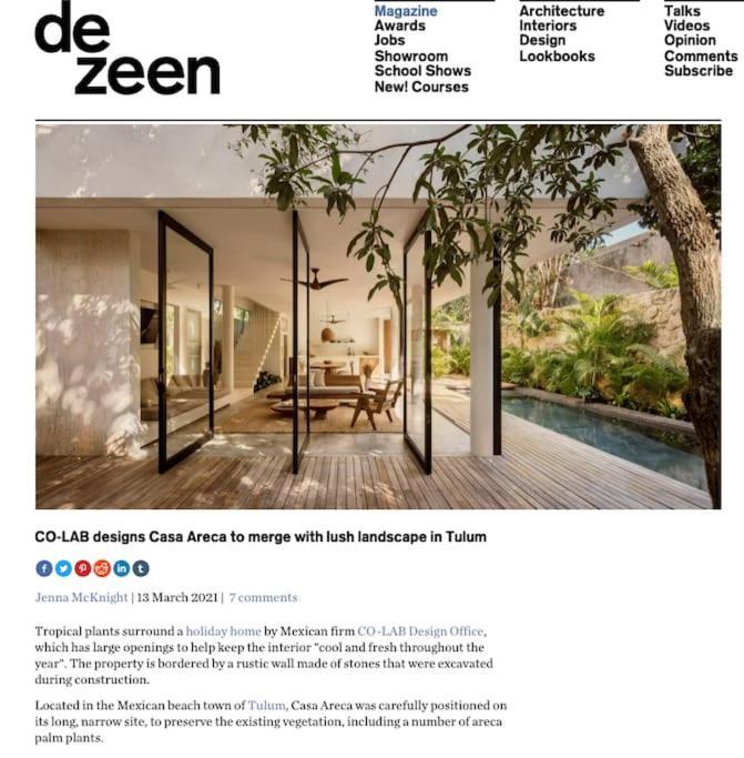 Casa Areca, Awarded Architectural Villa Located In A Secured Gated Community, With Concierge Services Tulum Exterior photo